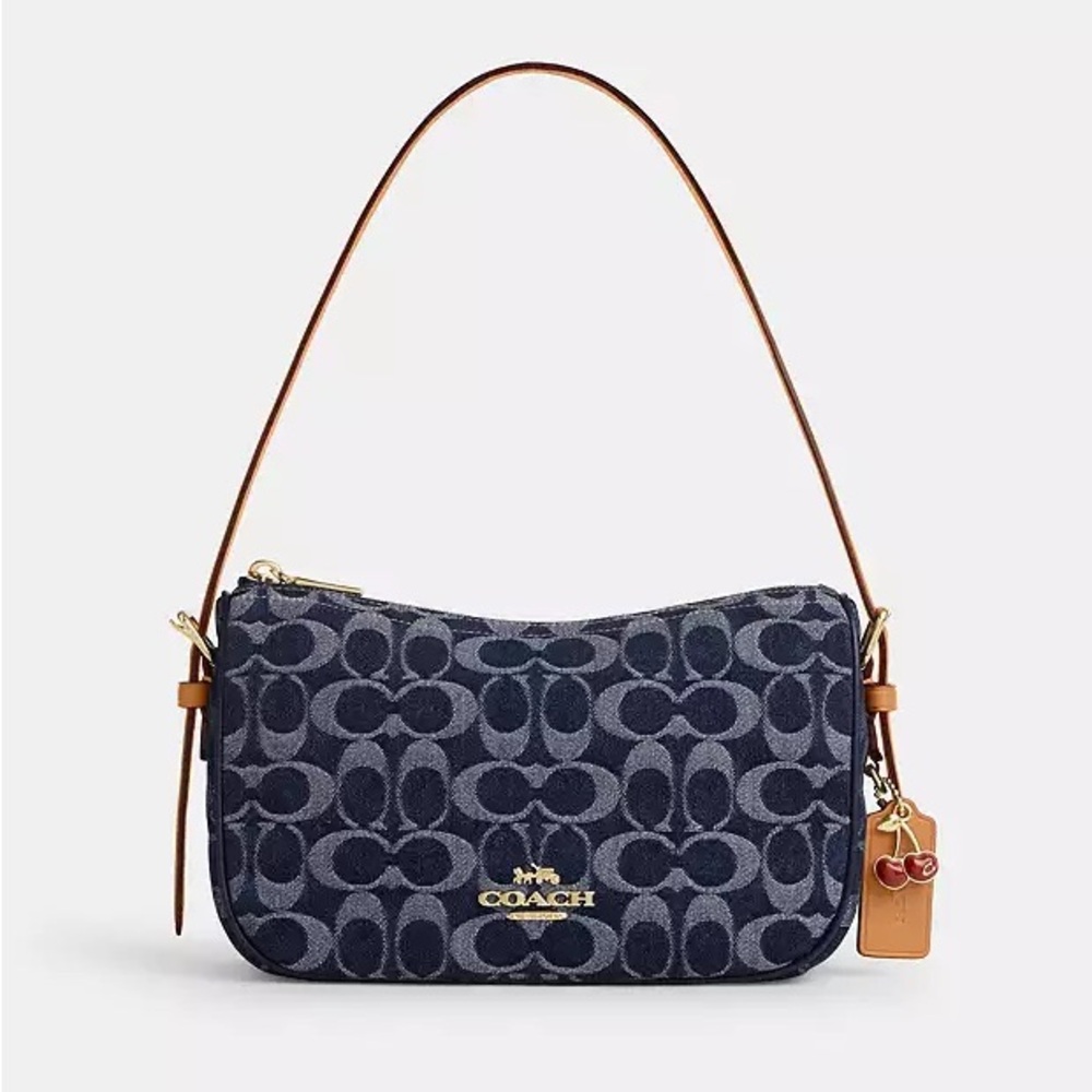 Coach Denim Kailey Shoulder Bag